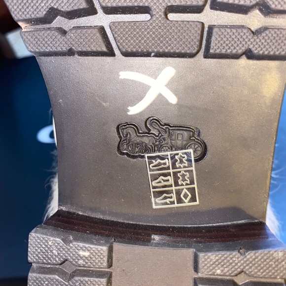 ORIGINAL COACH Leather&Fur boots  9 ( EUR 39.5) - Picture 5 of 11